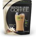 Chike Vanilla υψηλής πρωτεΐνης Iced καφέ, 20 G πρωτεΐνη, 2 σφηνάκια Espresso, 1 G ζάχαρη, Keto φιλικό και χωρίς γλουτένη, 14 εξυπηρετούν (15,8 ουγγιά)