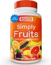 Simply Nature's Pledge - 90 κάψουλες φρούτων - Made with Whole Food Superfoods, Packed with 25 Different Fruits - 100% Χωρίς σόγια