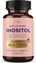 QSTA Myo-Inositol & D-Chiro Inositol συμπλήρωμα για τις γυναίκες 4100mg (40:1 Ratio) – 9-σε-1 Ορμονική & Μεταβολική Υποστήριξη με Φολικό, Βιταμίνη B6, B12, D3, Ψευδάργυρος & Χρώμιο