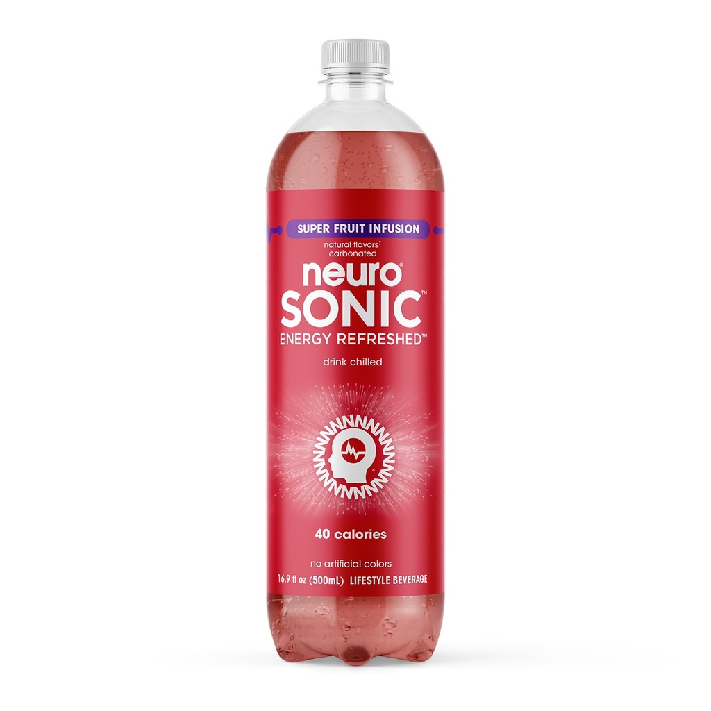 Neuro Sonic Energy Refreshed Super Fruit Infusion, 16,9 fl oz