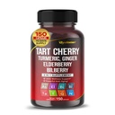 Ταρτ Cherry Turmeric Ginger Sting Ashwagandha Elderberry Bilberry Black Pepper -150 Κάψουλες- Κατασκευασμένο στις ΗΠΑ