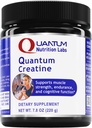 Quantum Nutrition Labs Quantum Creatine - Creatine Monohydrate Powder, Creatine Powder for Men, Women, Vegetarians, Unflaved Vegan Friendly Formula - 7,8 oz (40 Servings)