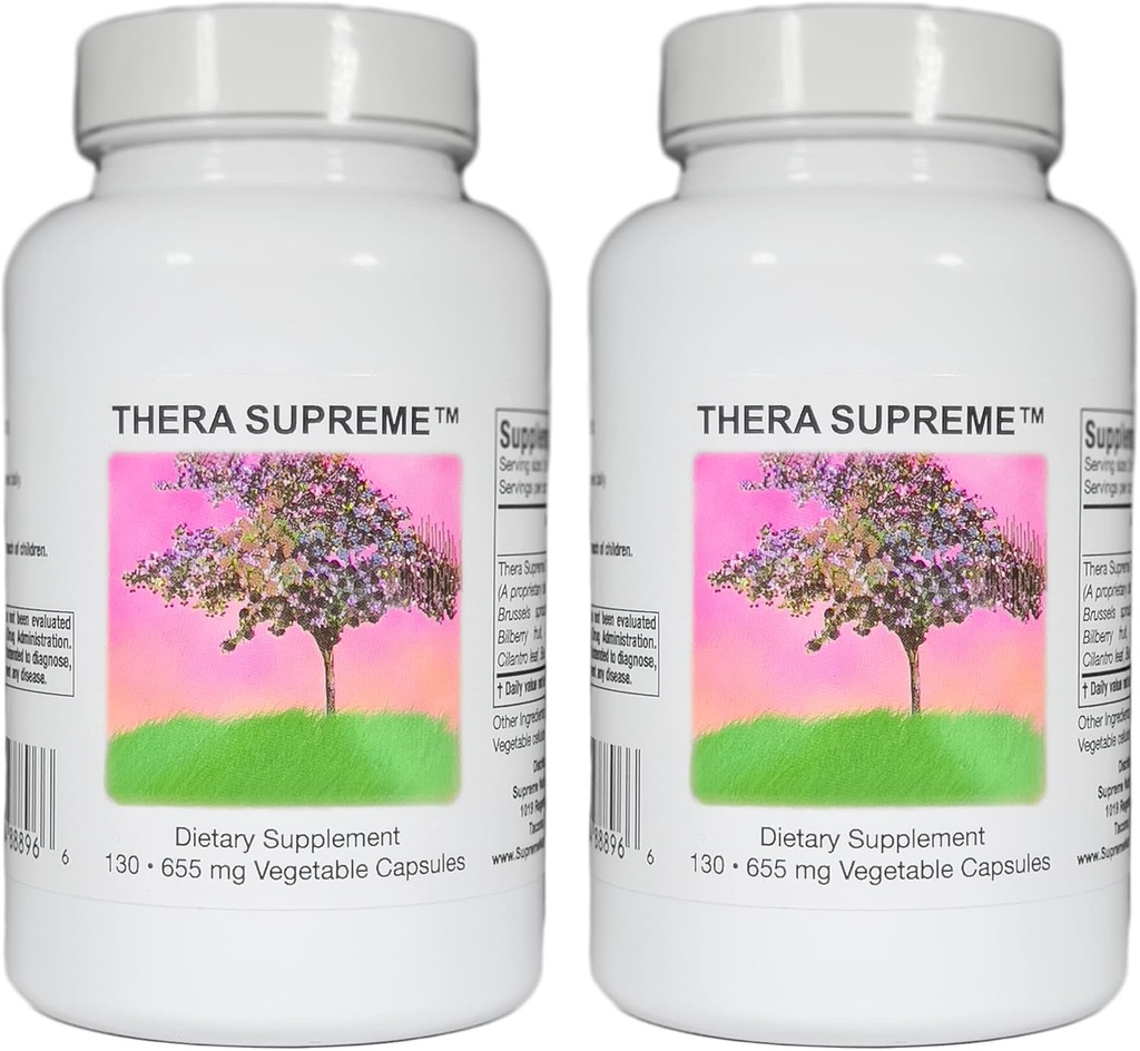 Supreme Nutrition Thera Supreme, 130 Pure Herbal Combination Vegetarian Κάψουλες 