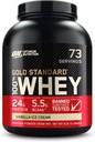 Βέλτιστη διατροφή Gold Πρότυπο Whey Vanilla παγωτό - 5 lbs .