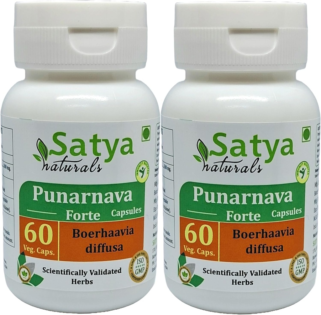 Punarnava Forte Capsule 500 mg. 60 Veg. Capsule 