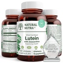 Natural Nutra Lutein and Zeaxanthin Supplement, Maintain Vision Health, Protects Cell in Eyes, Enhance Level of Zeaxanthin & Isomers, Support Eye Health, Gluten Free, Soy Free, 20mg - 30 Capsules