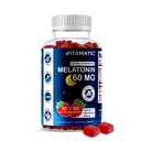 Vitamatic Sugar Free Melatonin 60 mg - 60 Χορτοφαγικά Gummies - Συμπλήρωμα σχηματισμού μη-Habit