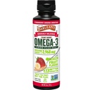 Barlean's Φράουλα flaxseed Oil Liquid, Vegan Omega 3 6 9 Συμπληρώματα για παιδιά & ενήλικες από κρύο πιεσμένο λάδι flax με 2,968 mg Vegan Omegas, Non-GMO & Gluten Free, 8 oz