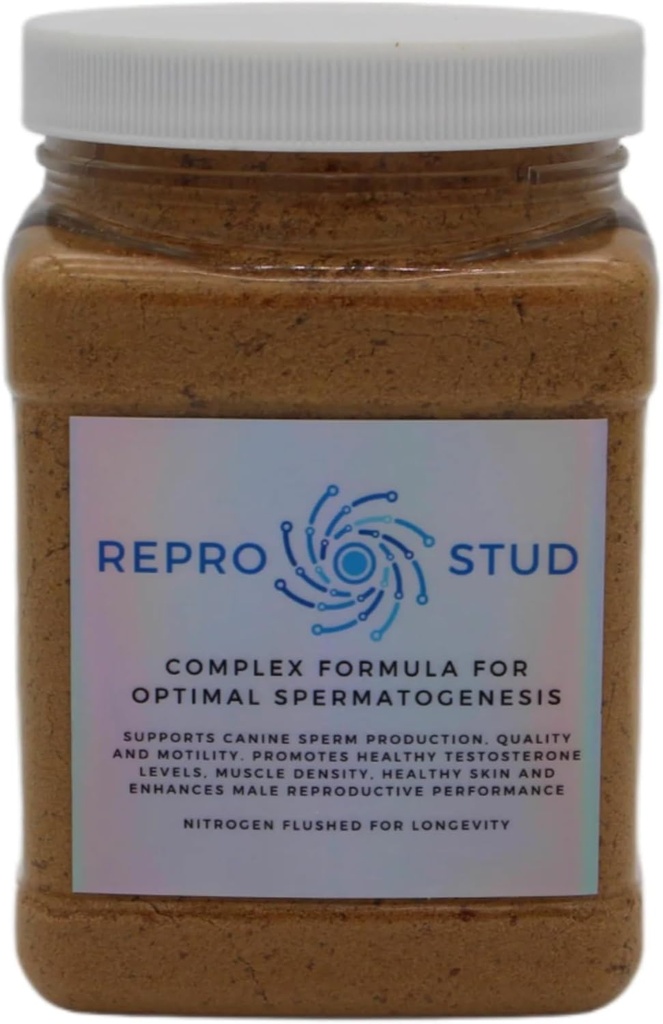 Canine Sperm Enhancer Supplement – Advanced Formula for Optimal Production - Dog Breeding Vital Support, Enhances Reproductive Cells in Male Dogs - ReproStud Max™ (1 Botlle)
