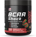 Amino Acid Energy Powder με BCAA, Best Intra & Post Processed Recovery Drink, Mus Recovery & Endurance Powder με BCAA Υποστηρίζει την ανάπτυξη των μυών, Honeydew Flavor, 292g - Made in USA
