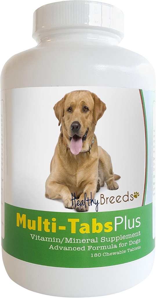 Υγιείς Φυλή Λαμπραντόρ Retriever Multi- Tabs Plus μασώμενα δισκία 180 κόμης