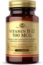 Solgar Vitamin B12 500 mcg - 100 δισκία - Vegan, Χωρίς γλουτένη, χωρίς γαλακτοκομικά, Kosher - 100 σερβιέτες