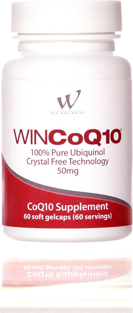 Win CoQ10 καθαρή ουμπικινόλη 50 Mg, 60 εξυπηρετήσεις
