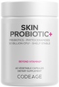 Codeage Skin Probiotics + Prebiotics - Skin Care Routine Supplement - 50 Billion CFU - Αγιουρβεντικά Βοτανικά Βότανα - Προβιοτικά προσώπου - Σταθερός Καθαριστής, Μη ΓΤΟ, Vegan - 60 Κάψουλες