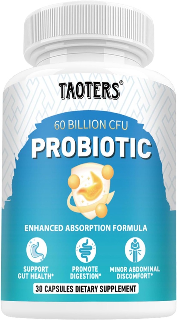 Probiotics for Digestive Health, 60 Billion CFU - 10 Strains 