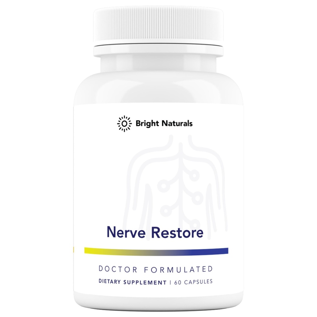Nerve Restore - Nerve Support Supplement - Περιλαμβάνει Pea, White Willow, και B-Vitamin Nerve Support Complex για Advanced Nerve Health Support - Κατασκευασμένο στις ΗΠΑ, 60 κάψουλες