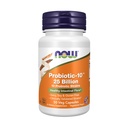 NOW Συμπληρώματα Τροφίμων, Probiotic-10TM, 25 δισεκατομμύρια, με 10 Probiotic Strains, Γαλακτοκομικά, Σόγια και Χωρίς Γλουτένη, Striin Επαληθευμένο, 50 κάψουλες Veg
