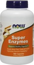 NOW Συμπληρώματα, Super Enzymes, Formulated with Bromelain, Ox Bile, Pancreatin και Papain, Super Enzymes, 180 Κάψουλες