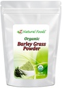 Z Natural Foods Organic Barley Grass Powder - USDA Organic Whole Food Green Blend for Energy Boost, Detox & pH Balance with Amino Acids, Minerals - Αντιοξειδωτικό Mix for Juice, Water, Smoothies, 5 lbs