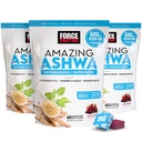 FORCE FACTOR Amazing Ashwa για την ανακούφιση από το στρες, τη μνήμη, την εστίαση, και ανοσοποιητική υποστήριξη Υγεία, Ashwaganda συμπλήρωμα με KSM-66 Ashwagandha για το στρες, 180 μαλακά μάσημα