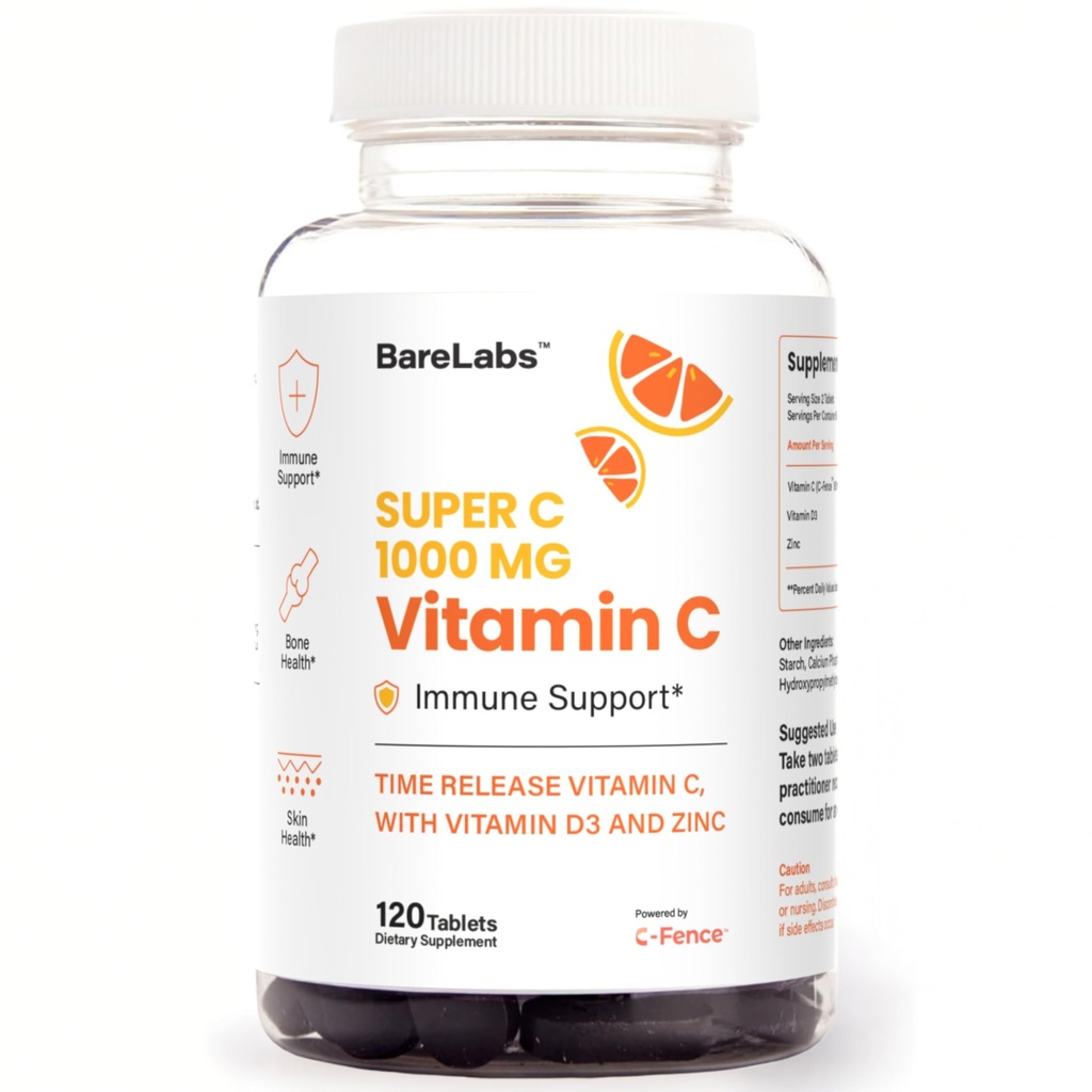 Time Release Βιταμίνη C 1000 mg + Βιταμίνη D3 1000 IU + Ψευδάργυρος 30 mg 