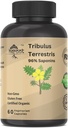 Συμπλήρωμα Tribulus Terrestris για άνδρες και γυναίκες συμπλήρωμα Booster για την ενέργεια, ζωτικότητα, Stamina & Performance (πακέτο 60 καψουλών)