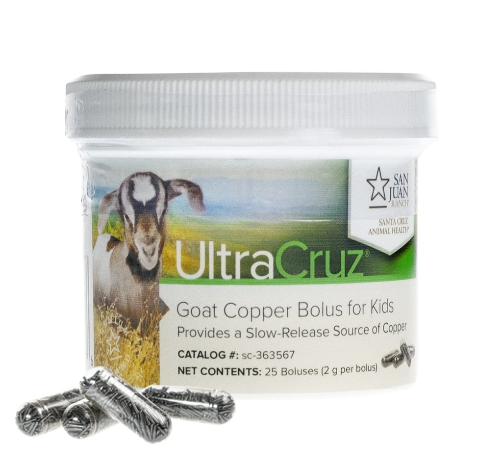 UltraCruz - sc-363567 Κατσικίσιο συμπλήρωμα χαλκού για παιδιά, 25 κόμης x 2 γραμμάρια