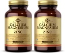Solgar Calcium Magnesium Plus Ψευδάργυρος, 100 δισκία (πακέτο των 2) - Προάγει υγιή οστά και δόντια - Υποστηρίζει νευρική & μυϊκή λειτουργία - μη ΓΤΟ, Vegan, χωρίς γλουτένη, χωρίς γαλακτοκομικά, Kosher - 66 Σύνολο σερβιρίσματος