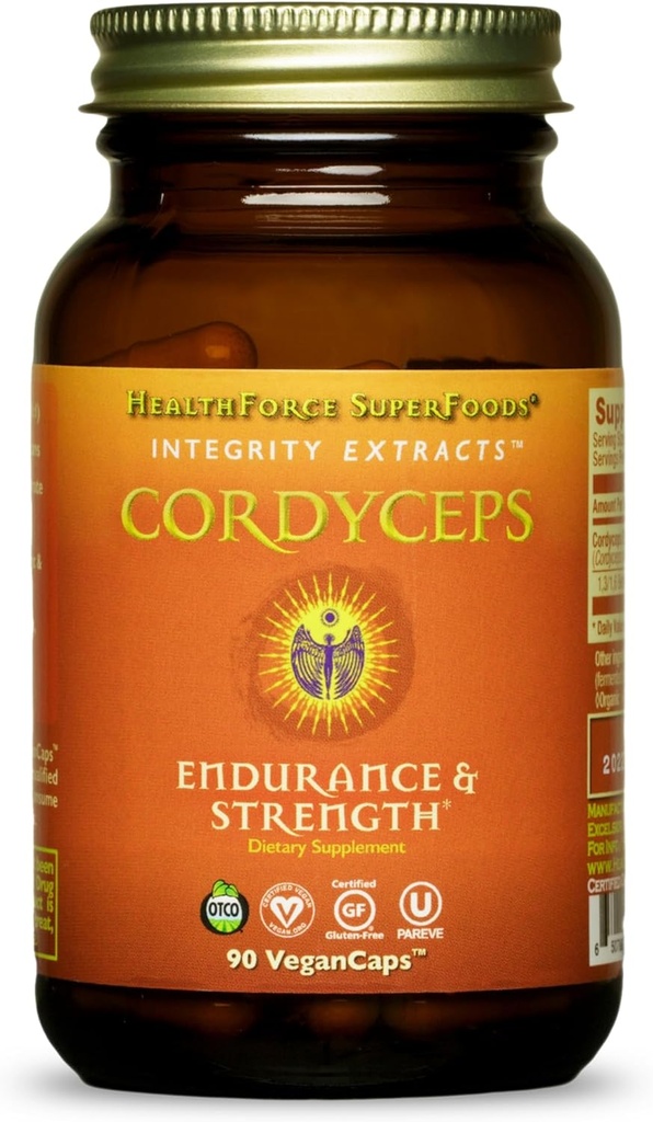 HealthForce SuperFoods Ακεραιότητα Εκχυλίζει Cordyceps – Κάψουλες - 90 Vegan Κάψουλες