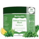 Better Alt Greens Powder, Detox & Debloat με 15 Super Greens Blend Spirulina, Moringa Powder, Wheatgrass, Pre & Probiotics, Συσκευασμένο με Αντιοξειδωτικά, Mint Flavor, No Maltodextrin, 30 Services