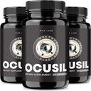 rize labs Ocusil Capsules, Ocusil Support Eye Supplement, Ocusil Lubricant to Improve Concentration and Focus, Ocusil All-Natural Pills for Healthy Eyes (180 Capsules) (Pack of 3)
