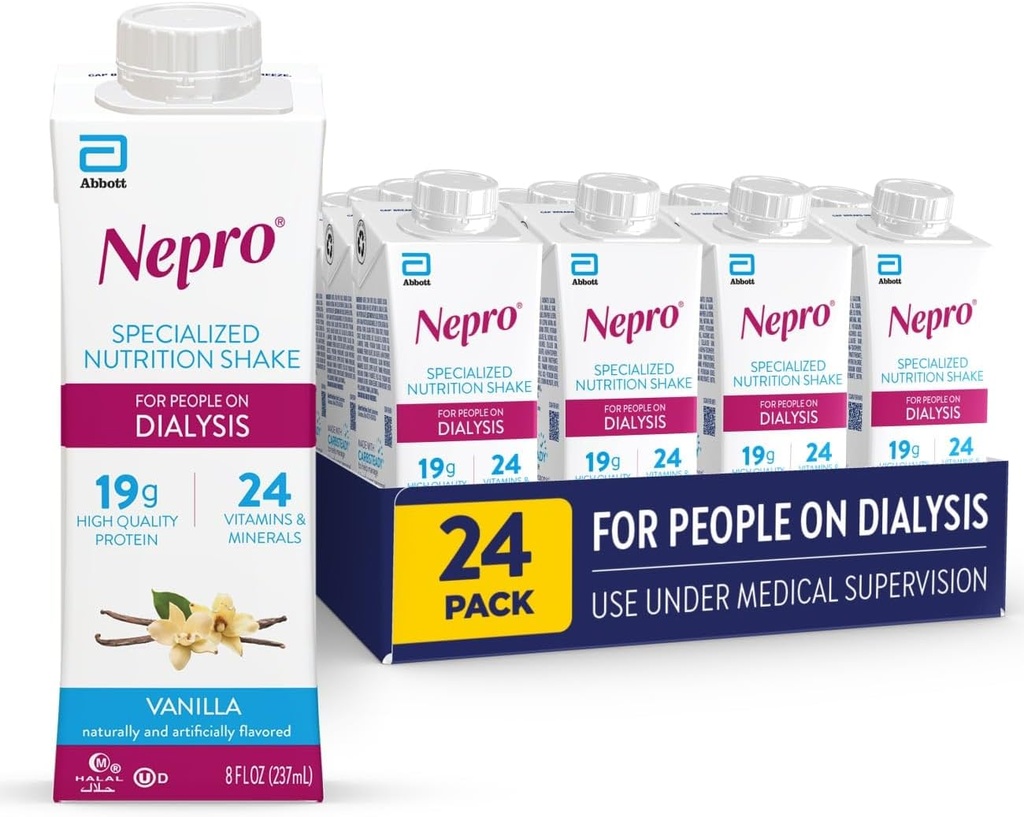 Nepro Liquid Nutrition, Σπιτική Βανίλια, 8-Ounce πλαστικά μπουκάλια (πακέτο των 24)