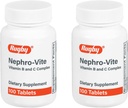 Ruγκμπι Nephro-Vite Vitamin B and C Complex Tablets - Συμπλήρωμα διατροφής - 100 Count (2 Pack)
