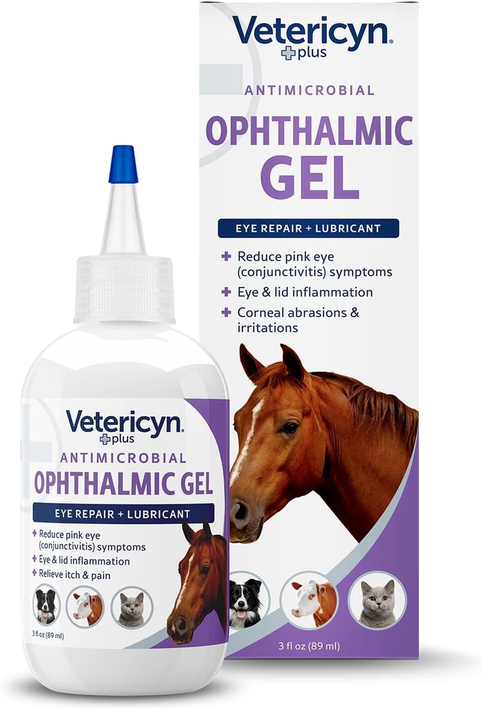 Vetericyn Plus Οφθαλμικό Οφθαλμικό Γέλη για άλογα  3 ουγγιές