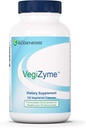 Nutra BioGenesis VegiZyme - Digestive Ένζυμα για γυναίκες και άνδρες, Digestion και υποστήριξη θρεπτικών συστατικών, χορτοφάγους και Vegan-Friendly συμπλήρωμα για Digestive Υγεία και άνεση - 120 κάψουλες