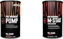 Animal Pump Preworkout (30 Count) M-Stak Muscle Building Stack (21 Count)
