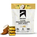Ανύψωση 100% Clear Whey Protein Powder - Post Workout Whey Protein Isolate, Zero Artificial Flavors & Sweeteners, Gluten Free, 5.5g BCAA, 2.1g Leucine, Essential Amino Acids, Pineapple Coconut, 20 Serv