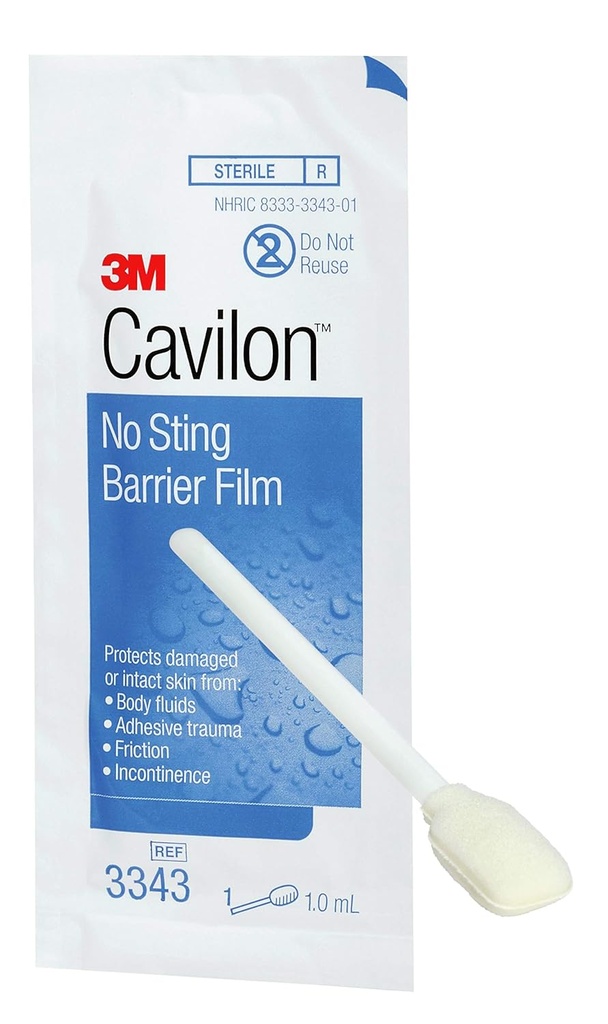 3MTM Cavilon TM καμία ταινία φραγμών Sting, 3343, 1ML Wand, 25 κάθε / χαρτοκιβώτιο, 4 χαρτοκιβώτιο / υπόθεση