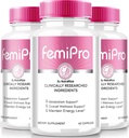 NutraRize (3 Pack) Κάψουλες FemiPro, Premium Formula for Urinary Heath Support, All-Φυσικό συμπλήρωμα για τον έλεγχο και τη συνολική υγεία, Femi Pro Κριτικές (180 κάψουλες)
