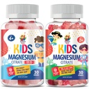 SUNNY SAM Magnesium Gummies for Kids - 100mg και Magnesium Gummies for Kids 500mg. Μάσημα μαγνησίου - Μαγνήσιο Κιτρικό Μασώμενο συμπλήρωμα για την υποστήριξη Mood & μυών