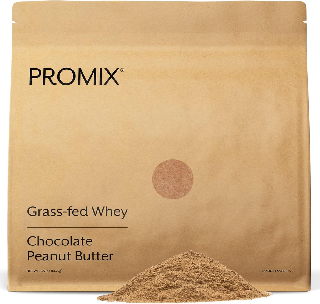 ProMix Διατροφή Whey πρωτεΐνης σκόνης, σοκολάτας φυστικοβούτυρο - Grass-Fed - -Post προπόνηση Fitness & Nutrition Shakes, Smoothies, Ψήσιμο & Μαγειρική Συνταγές - Γλουτένη-Δωρεάν - 2.5 Λίρα (συσκευασία 1 )