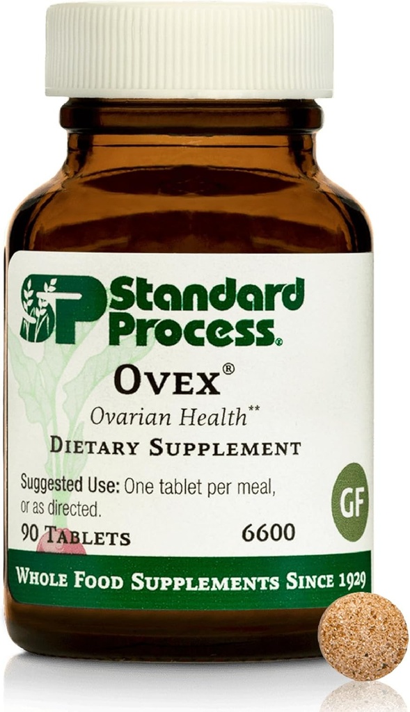 Standard Process Ovex - Daily Whole Food Based Health Supplement - 90 Tablets (90 Servings)