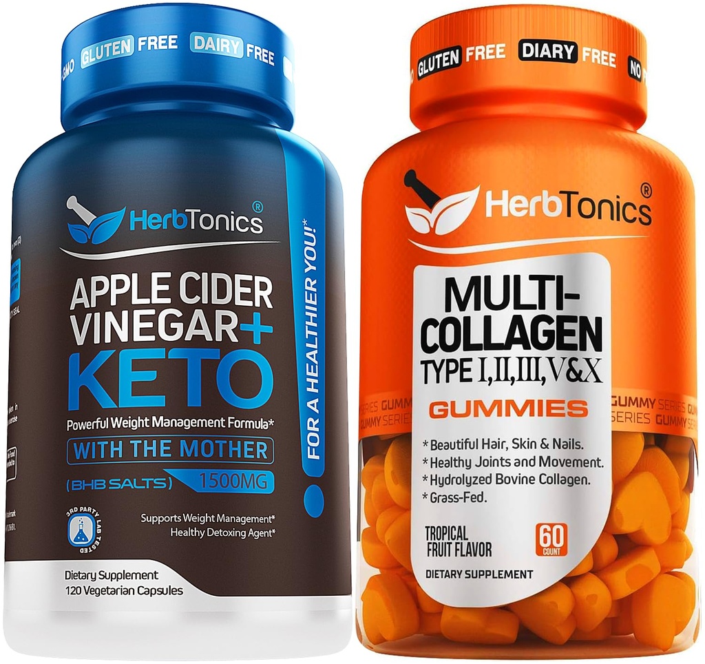 Herbtonics Apple Cinegar Κάψουλες Plus Keto BHB 
