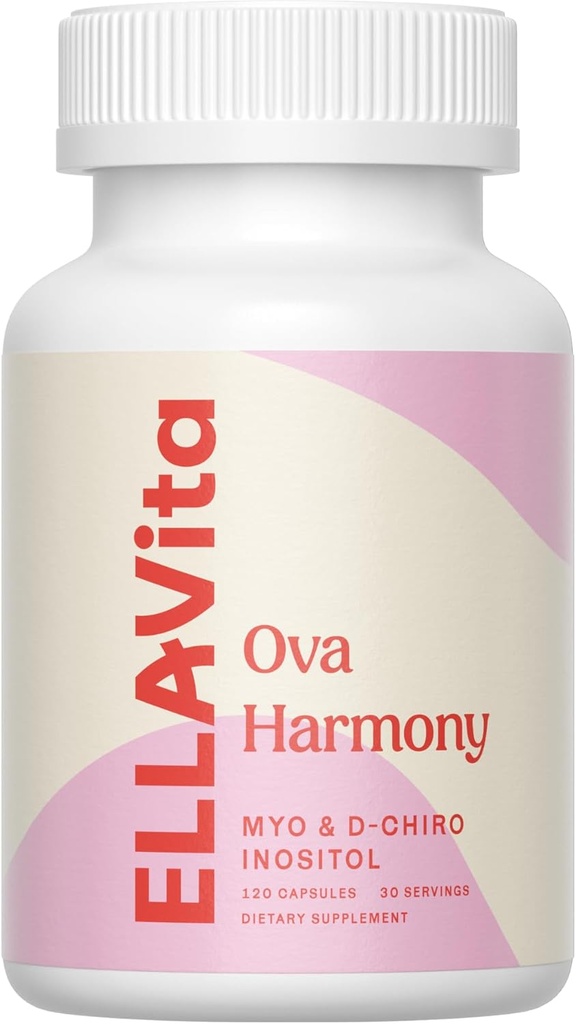 OVA Harmony - Myo & D Chiro Inositol Capsule - 40:1 Ratio - Ovarian Function Support - Ορμονική Ισορροπία - 120 κάψουλες συμπλήρωμα Ινοσιτόλης