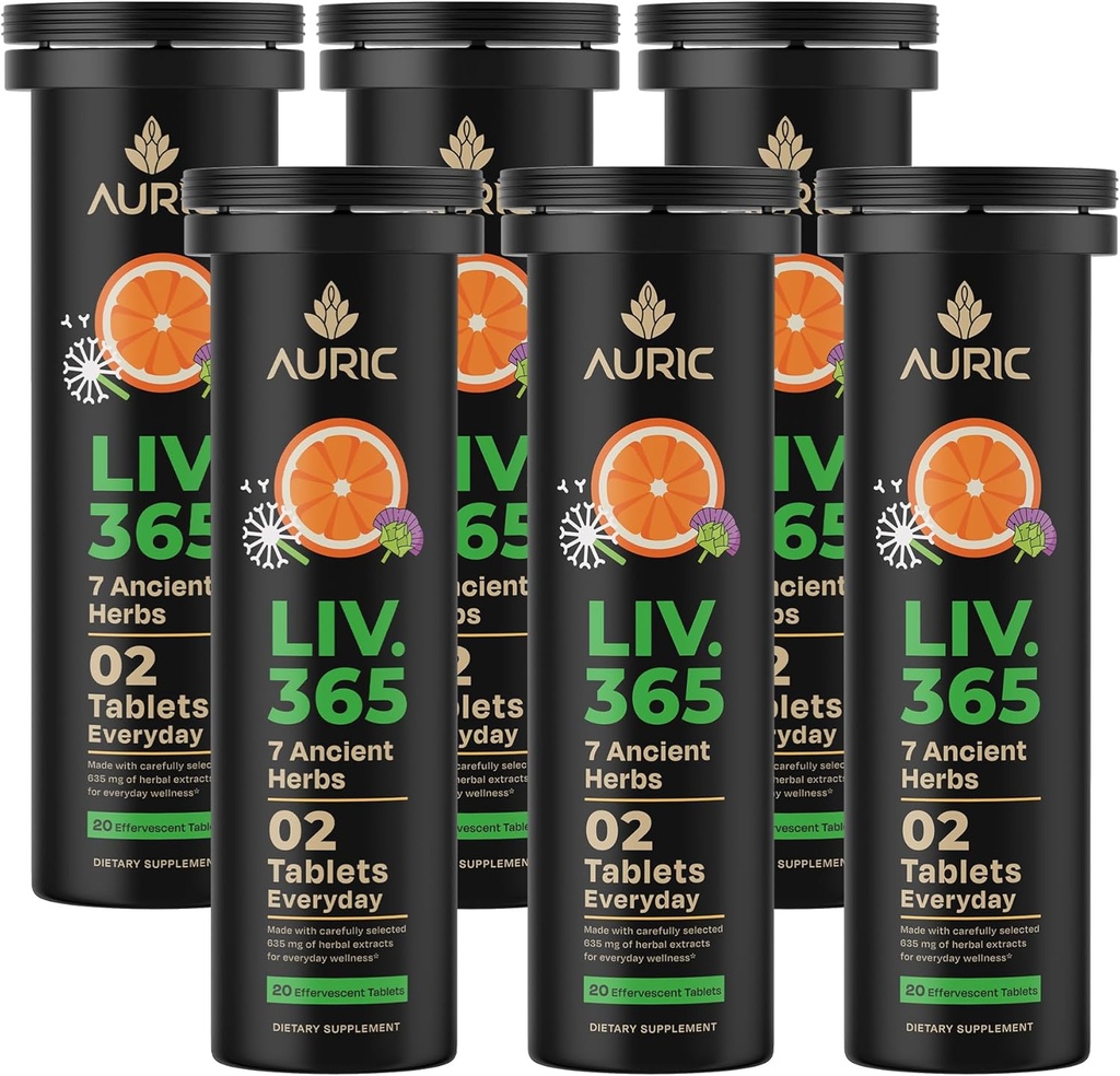 Auric Herbal Liver Support Supplement 