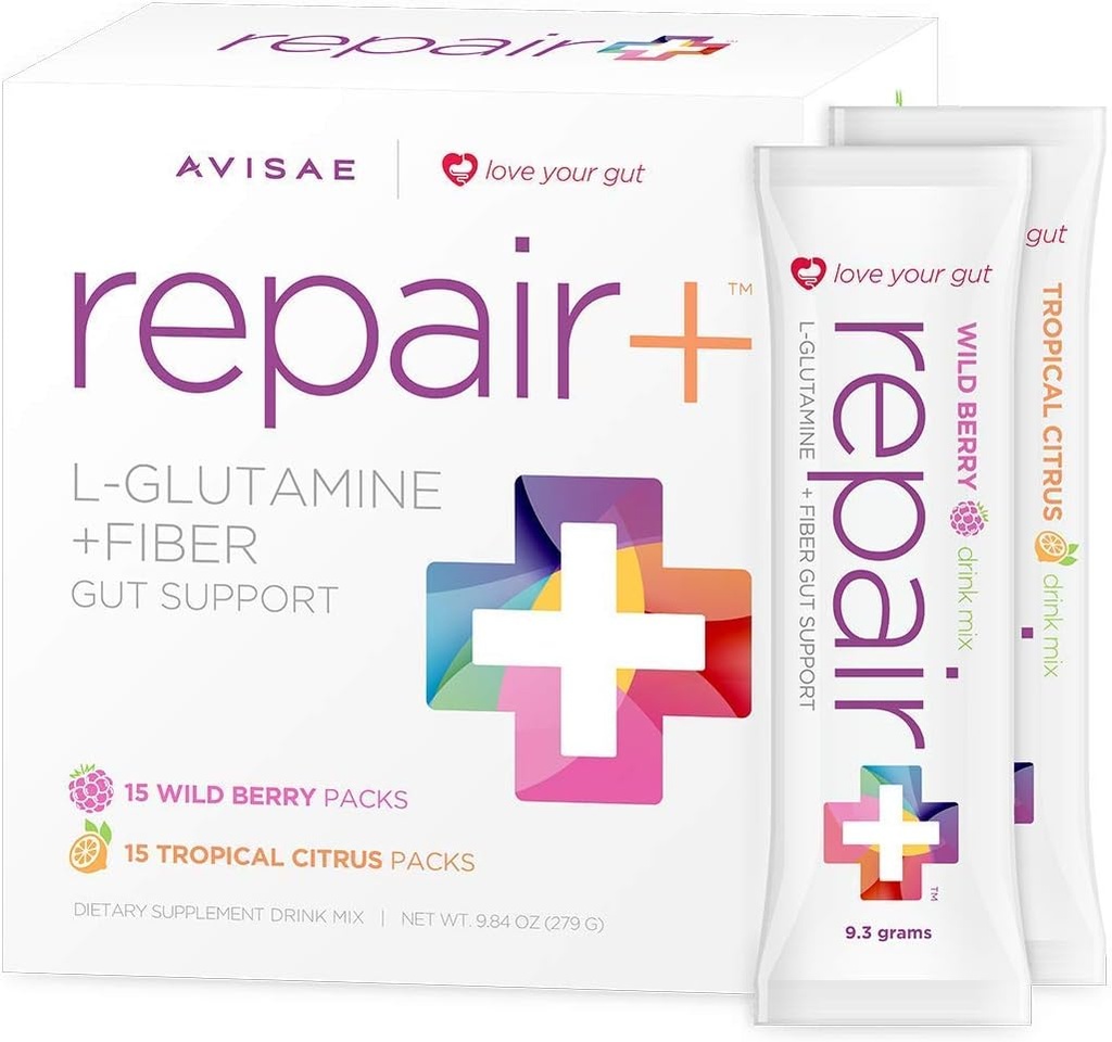Επισκευή + l-γλουταμίνη + Fiber 30 Stick Packs Love Your Gut! BestmALL διατροφής επισκευή + l-γλουταμίνη + ποτό ινών