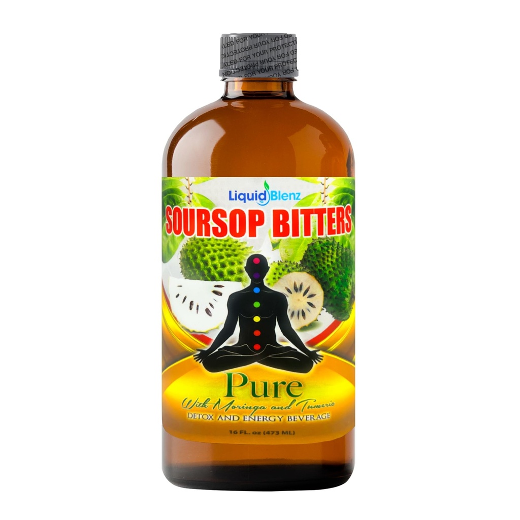 LIQUID BLENZ Pure Soursop Bitters με Moringa & Turmeric 