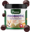 Probiotic Dog Chews for Dog Digestive Enzymes - Dog Diarrhea & Natural Allergy Relief - Puppy Probiotic Chews - Dog Allergy Chews - Pack of 120 Chews
