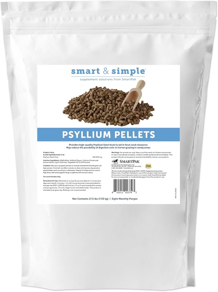 Smart & Simple Psyllium Pellets for Horses 