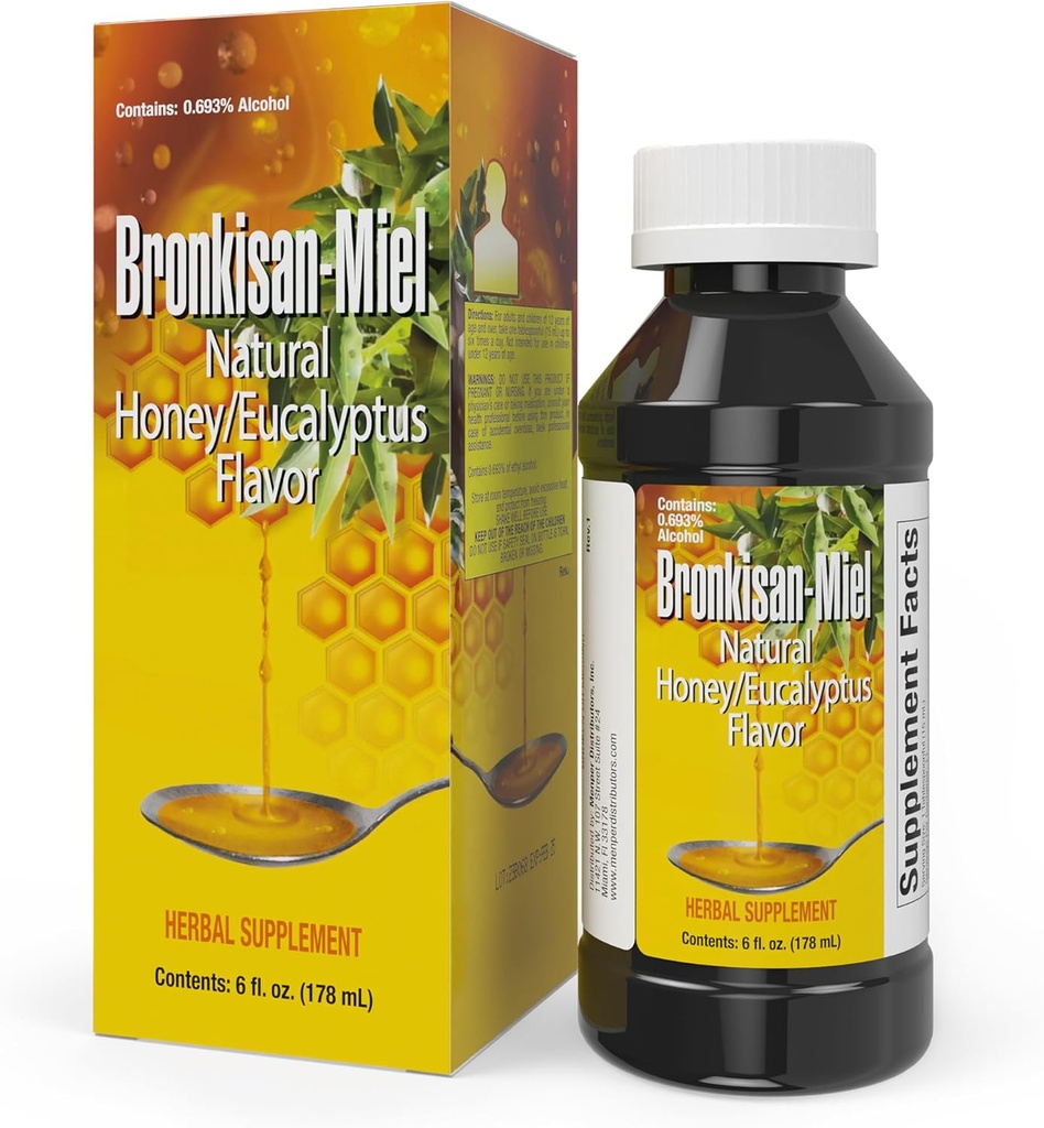 Ανακούφιση για τον βήχα, Καταπραϋντικό, Διαρκής Άνεση, Φυσικό Μέλι/Ευκάλυπτο Γεύση (6 Fl Oz/Pack of 1)